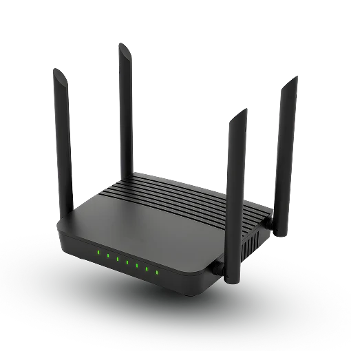 Roteador Wi-Fi com quatro antenas